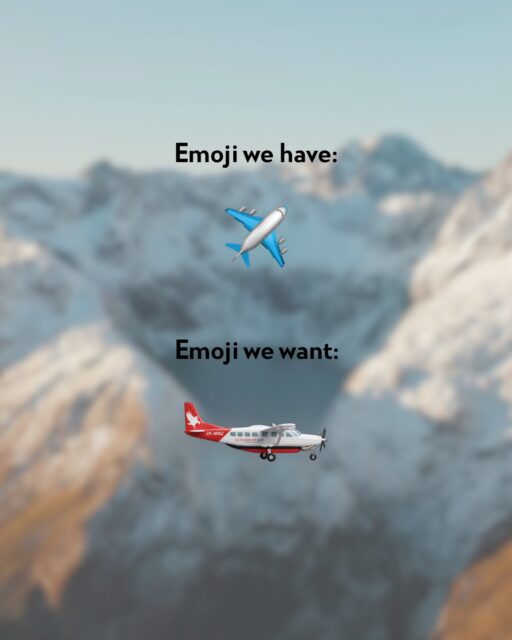 Turns out no emoji comes close to our Milford Sound Fly | Cruise | Fly. So we made our own.

I think the last one is our favourite 😉 
.
.
.
#glenorchyair #emojichallenge #milfordsound #scenicflights #queenstownnz