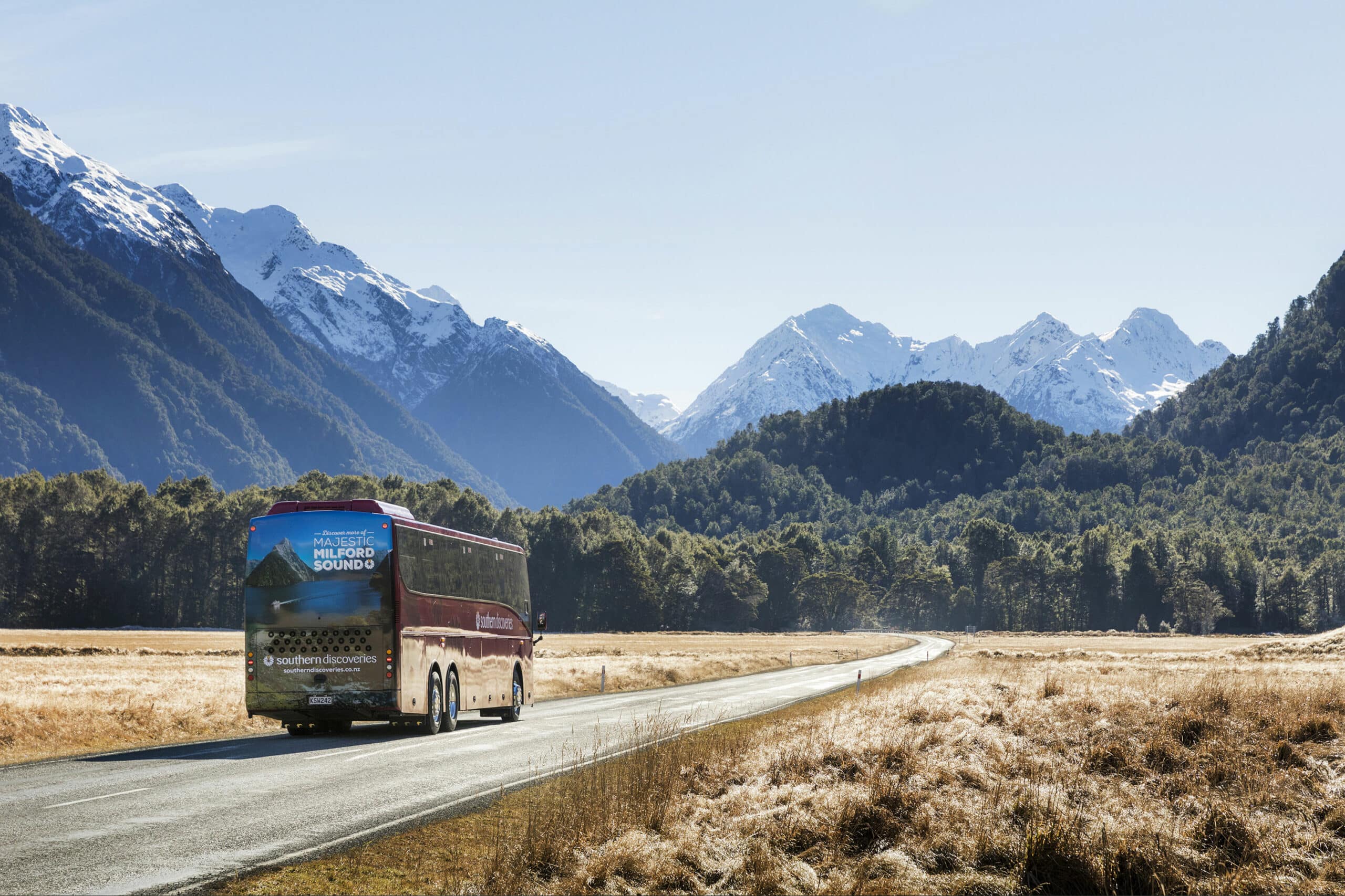 milford sound coach cruise fly